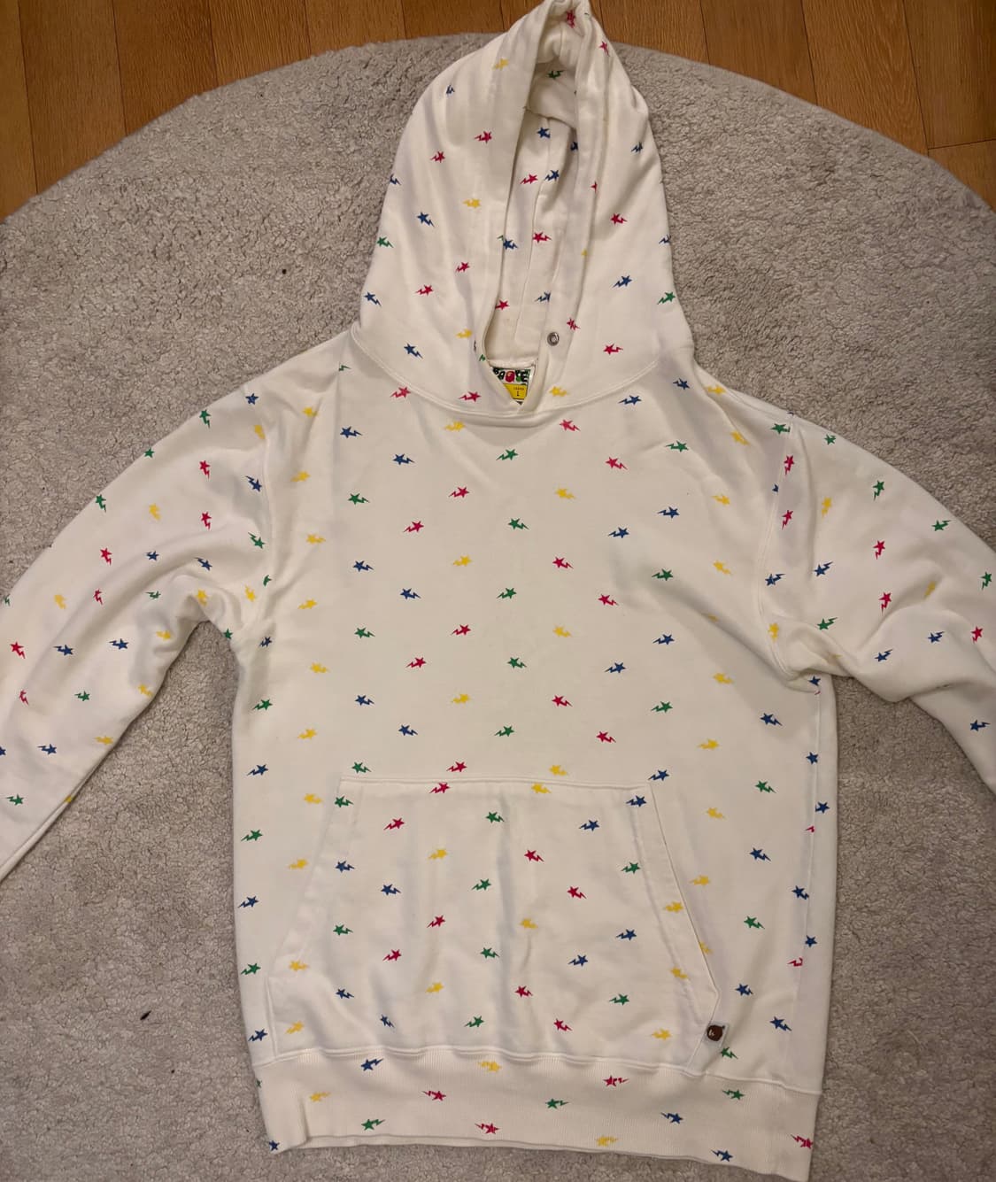 00s 올드 베이프 스타후드 (size: L) 상품이미지1