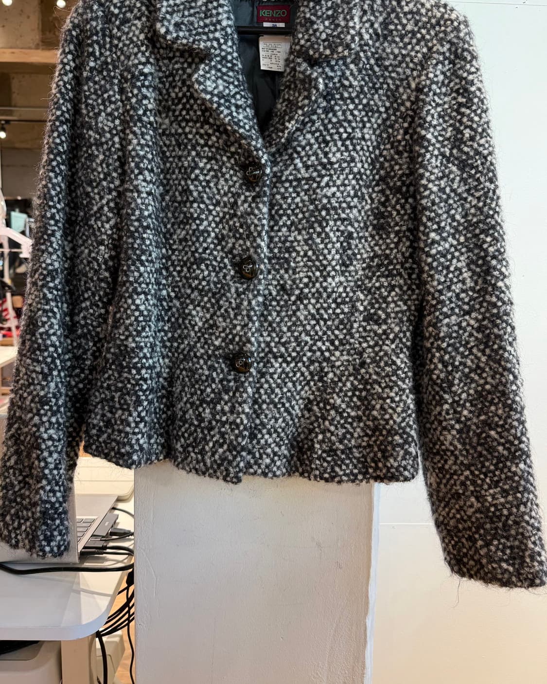 겐조 헤링본 3b 울 블레이저 자켓  상품이미지6