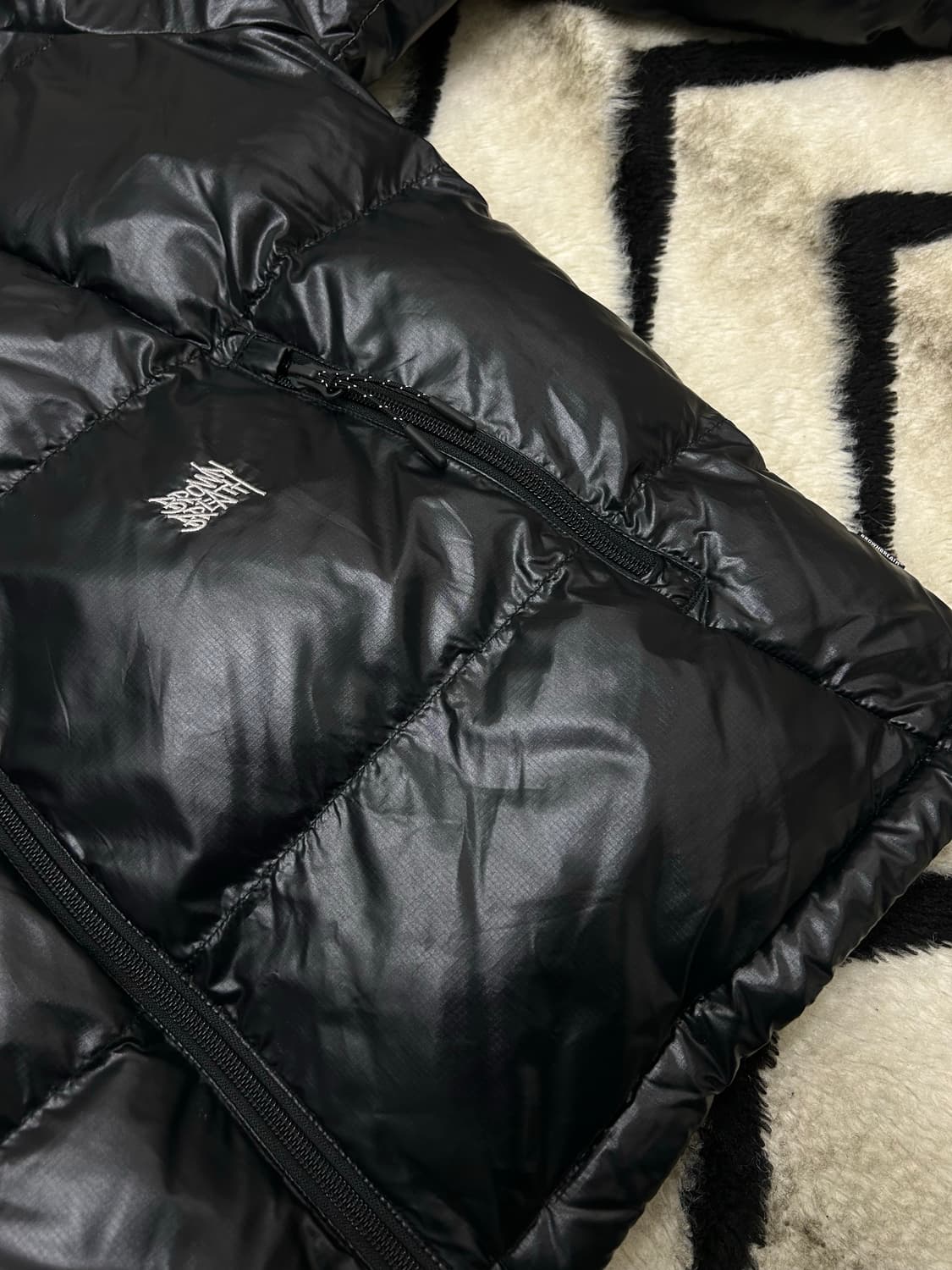 [S]브라운브레스 2Way 유광 패딩/블랙 상품이미지1