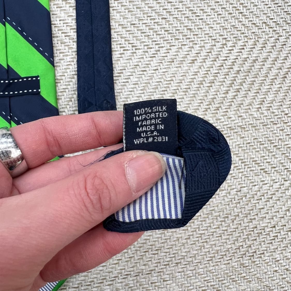 타미힐피거 스트라이프 넥타이 r2423 상품이미지4