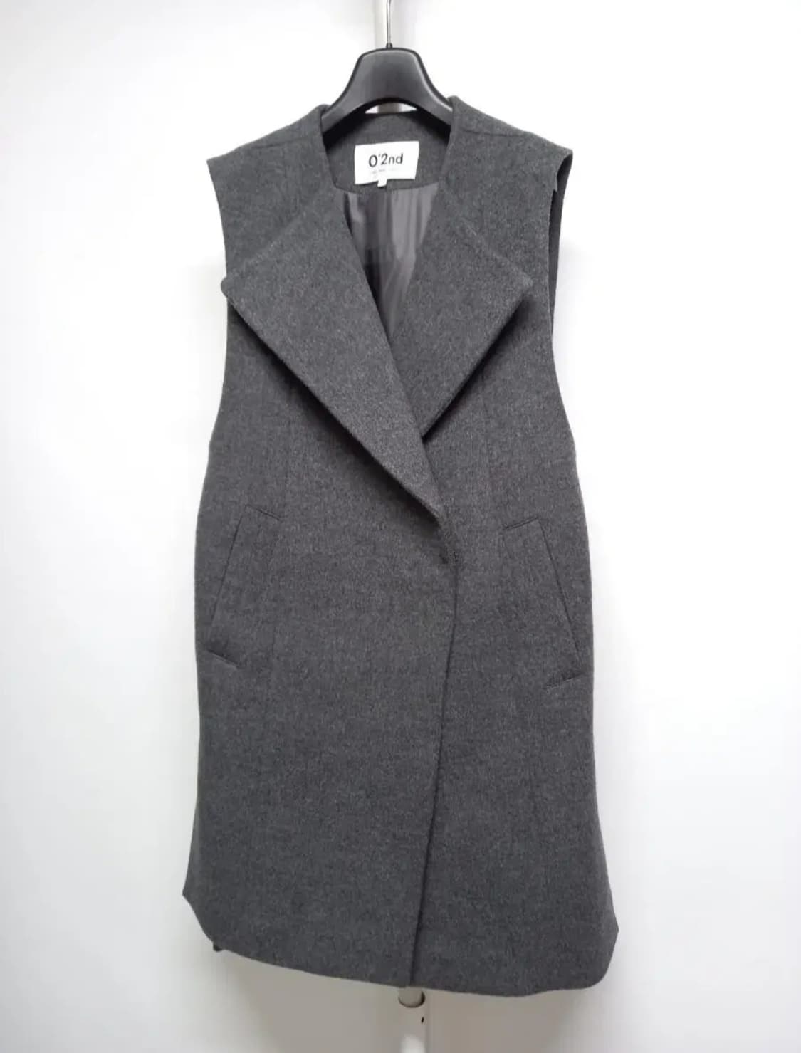 오즈세컨 핸드메이드형 롱 베스트 55.66 상품이미지3