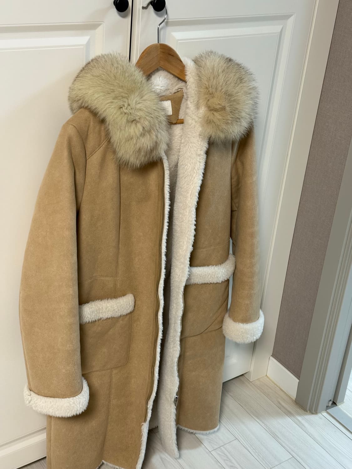 듀웰 양털 퍼 자켓 상품이미지6