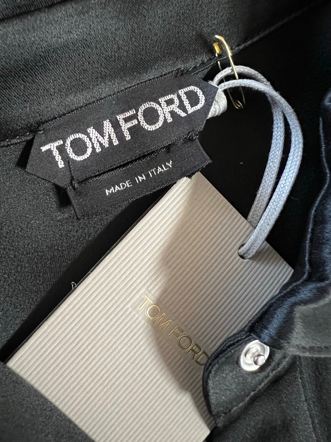 톰포드 비스코스 웨스턴 블랙셔츠 상품이미지7