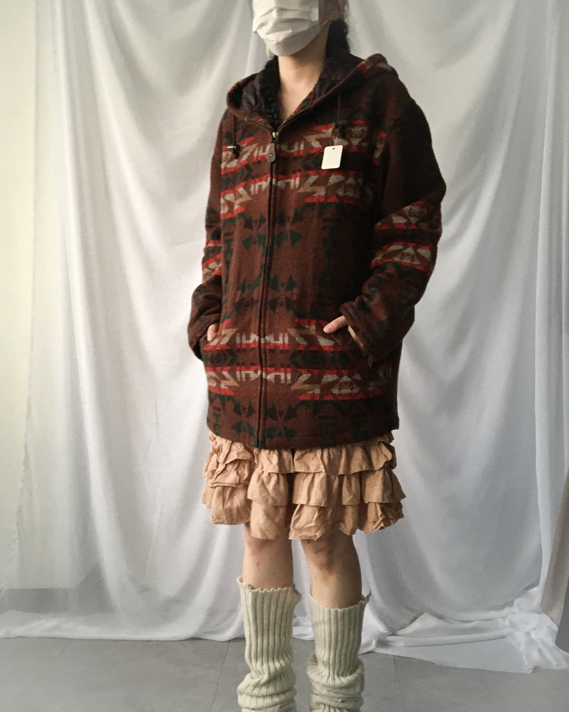 Ethnic mood hood zip up 상품이미지8