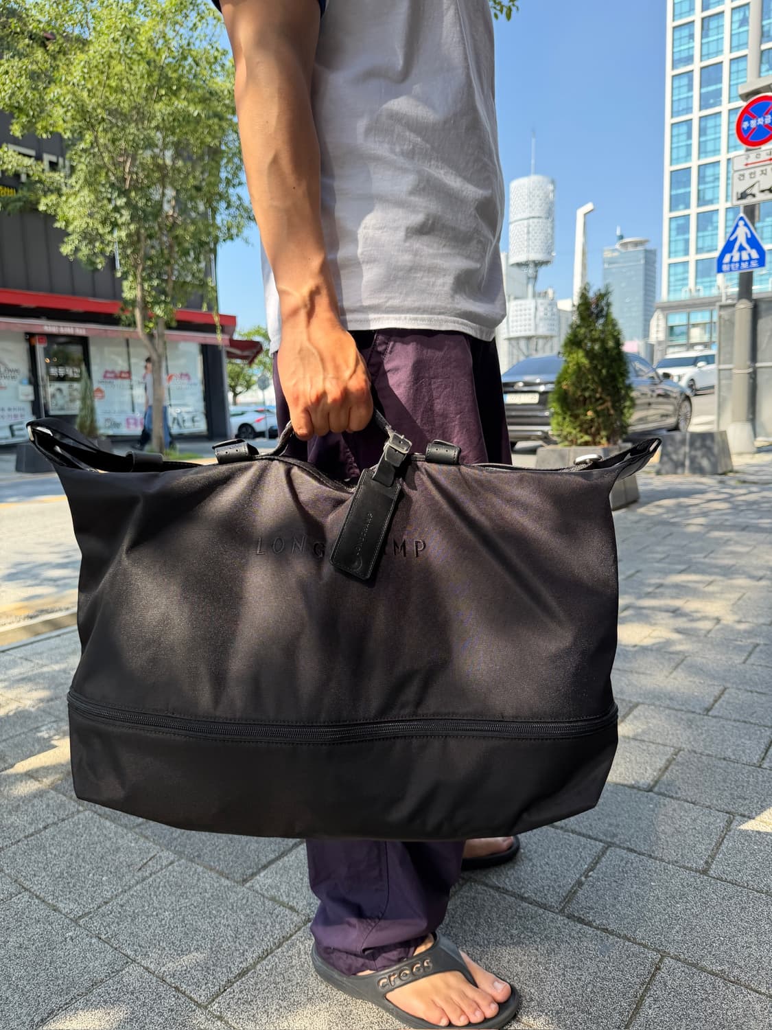 Longchamp Expandable Travel 2Way Bag 상품이미지1