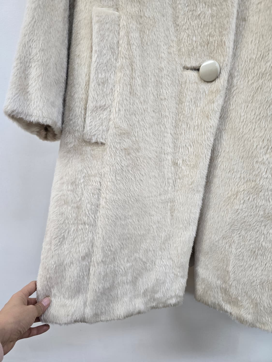 한섬 타임 모100%(라마47%) 코트 상품이미지7