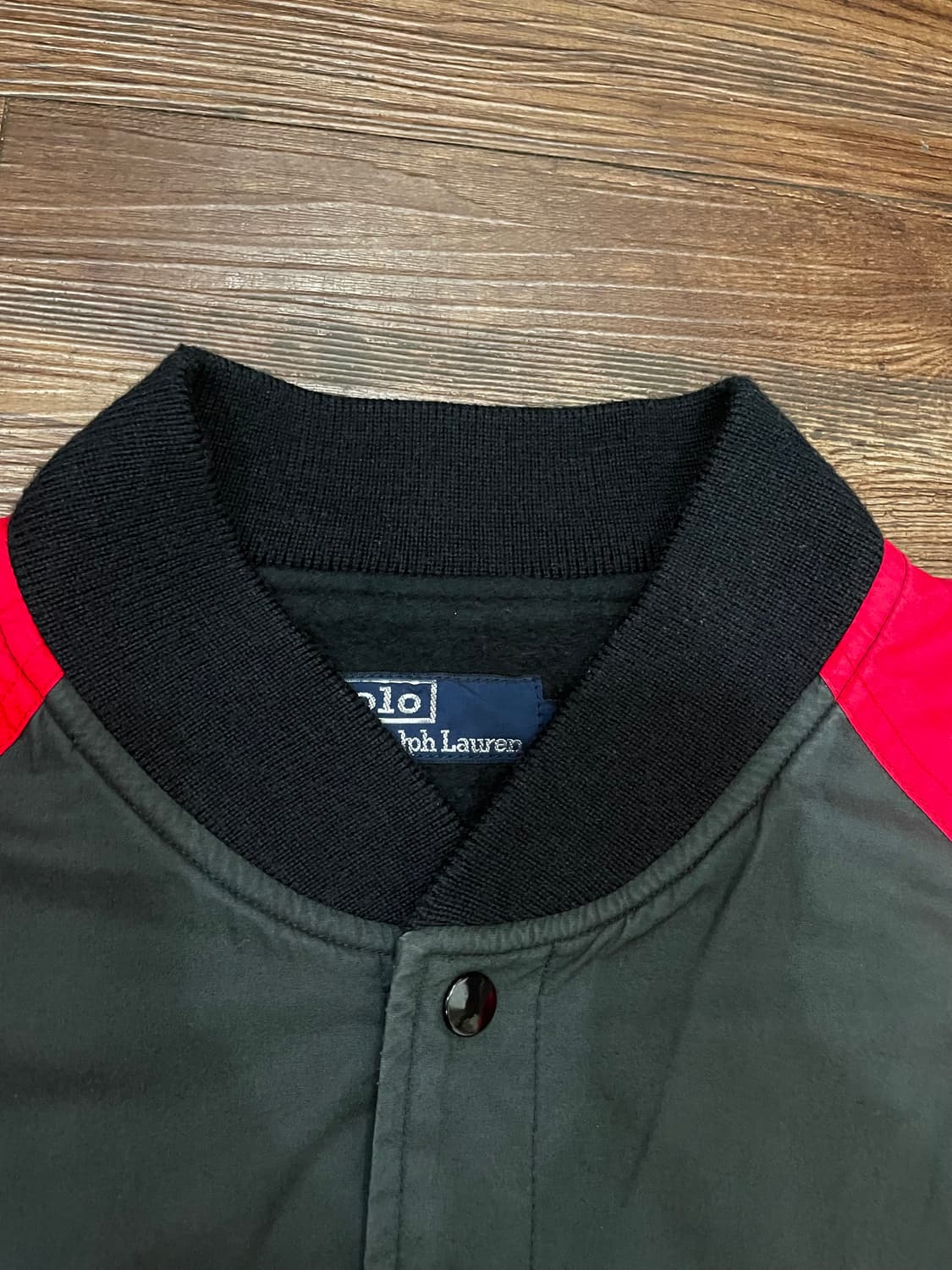 90s 폴로 랄프로렌 스크리블 로고 바시티 자켓 상품이미지8