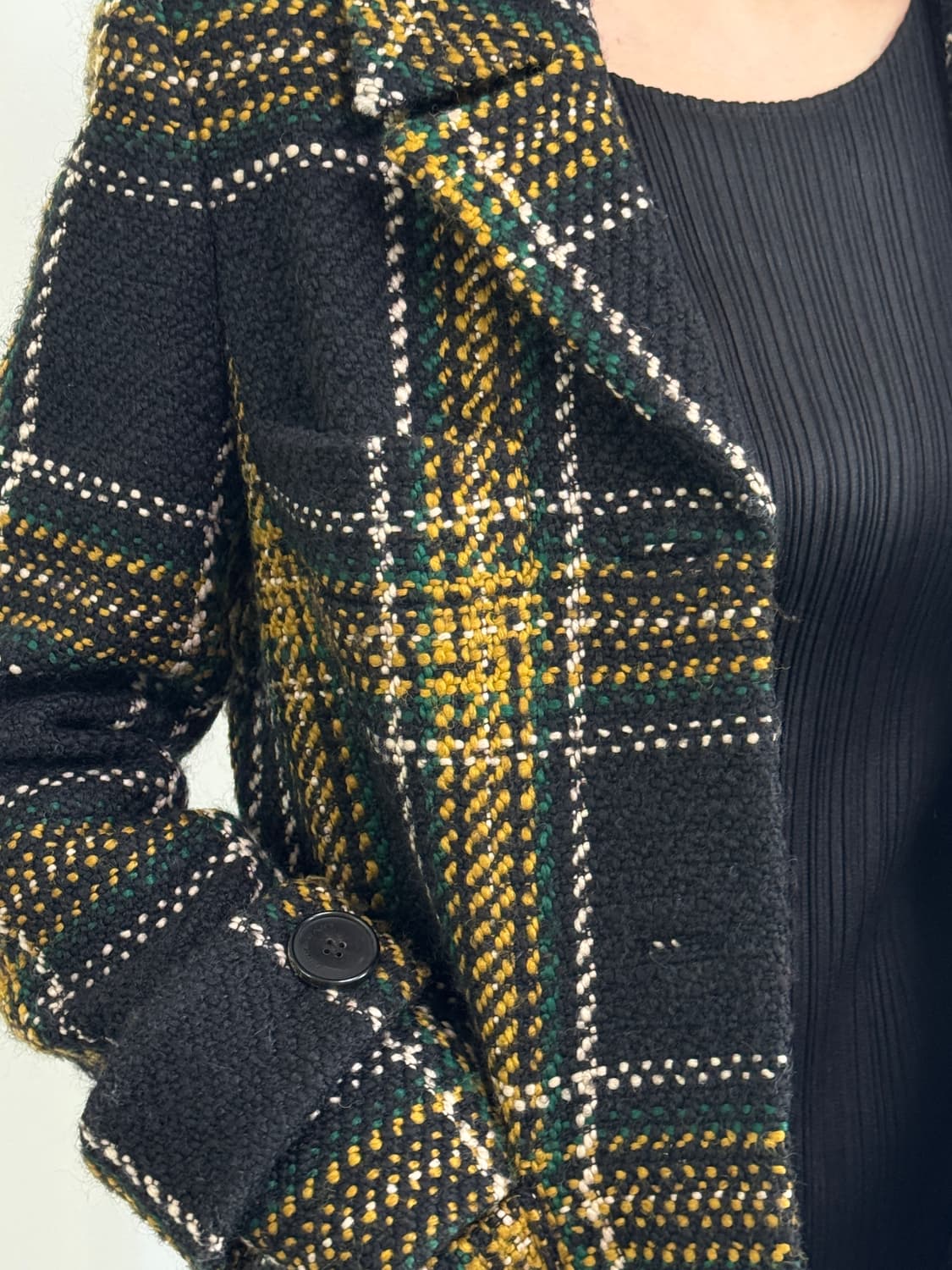 미스지 컬렉션 체크 자켓 상품이미지8