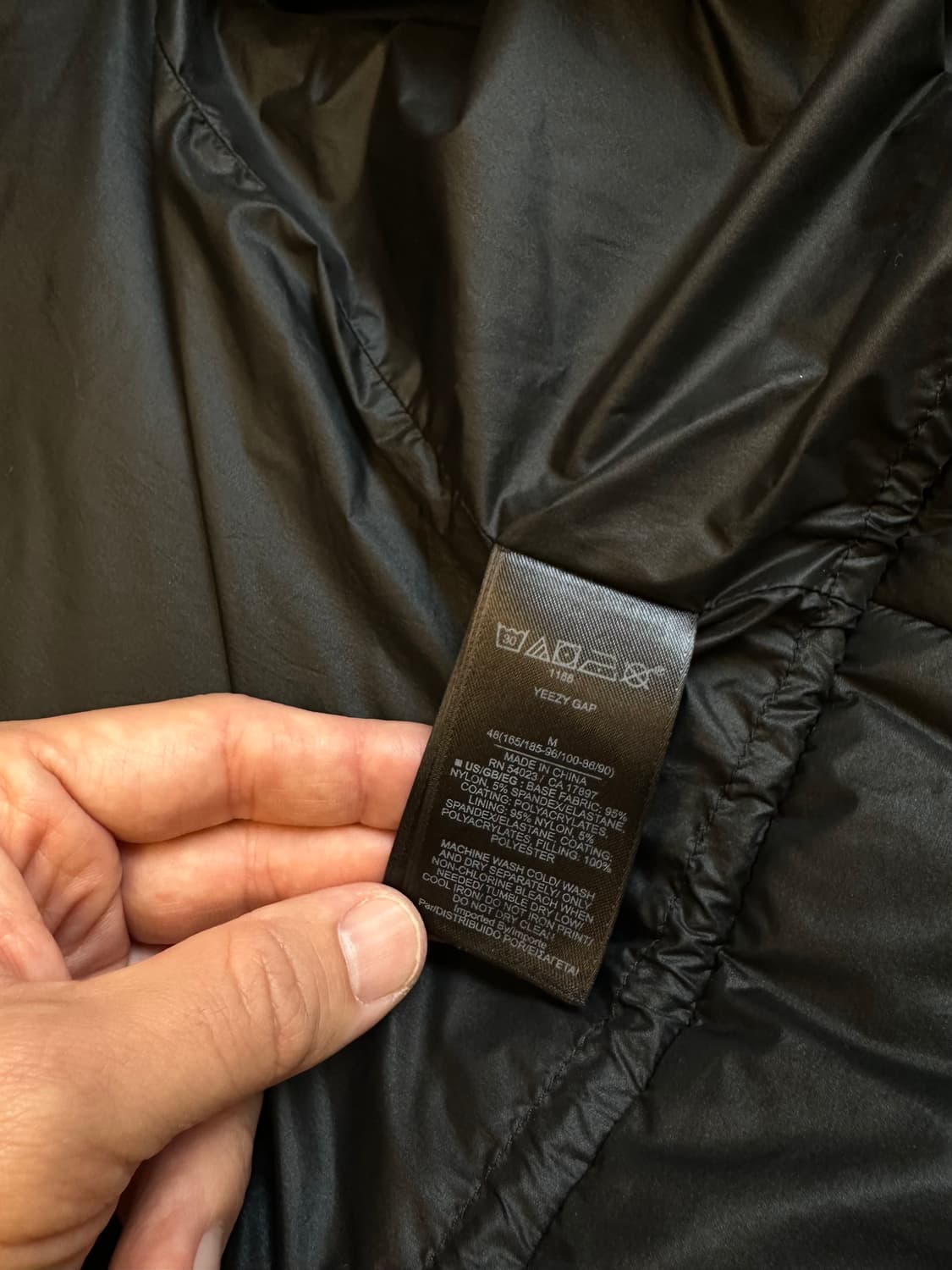 이지 갭 엔지니어드 바이 발렌시아가 라운드 재킷 블랙 M 상품이미지5