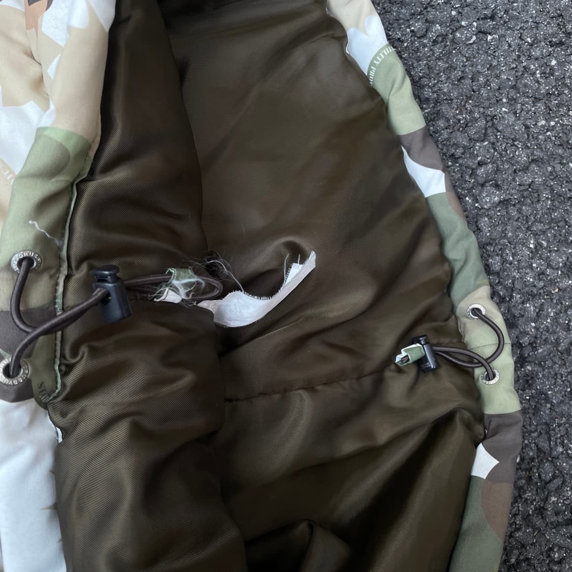 00s FUBU 후부 카모 올드스쿨 패딩조끼 y2k 갸루 베스트 M 상품이미지4