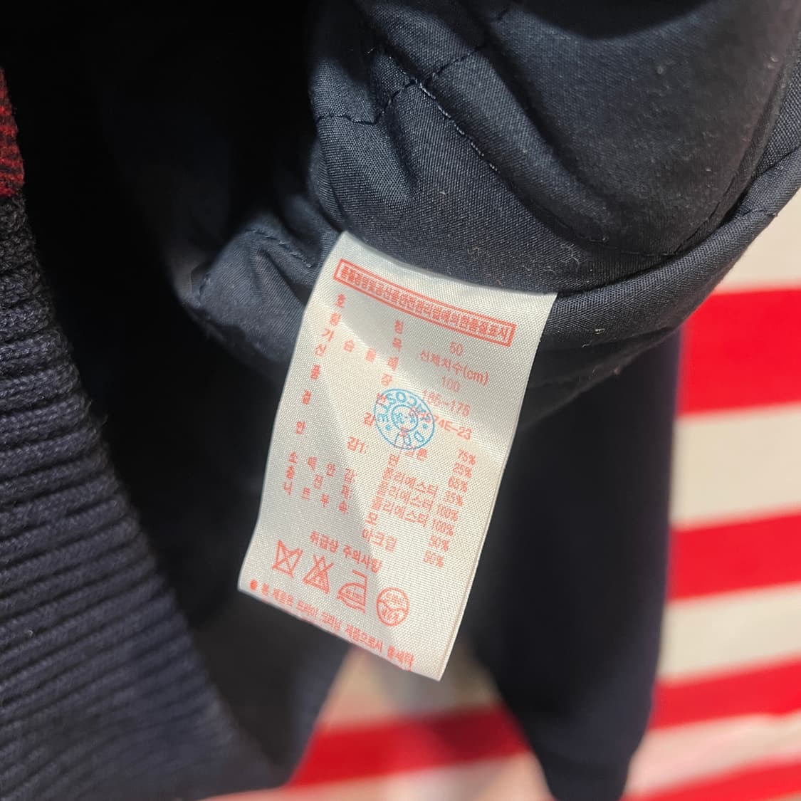 라코스테 레드체크 자켓 상품이미지4