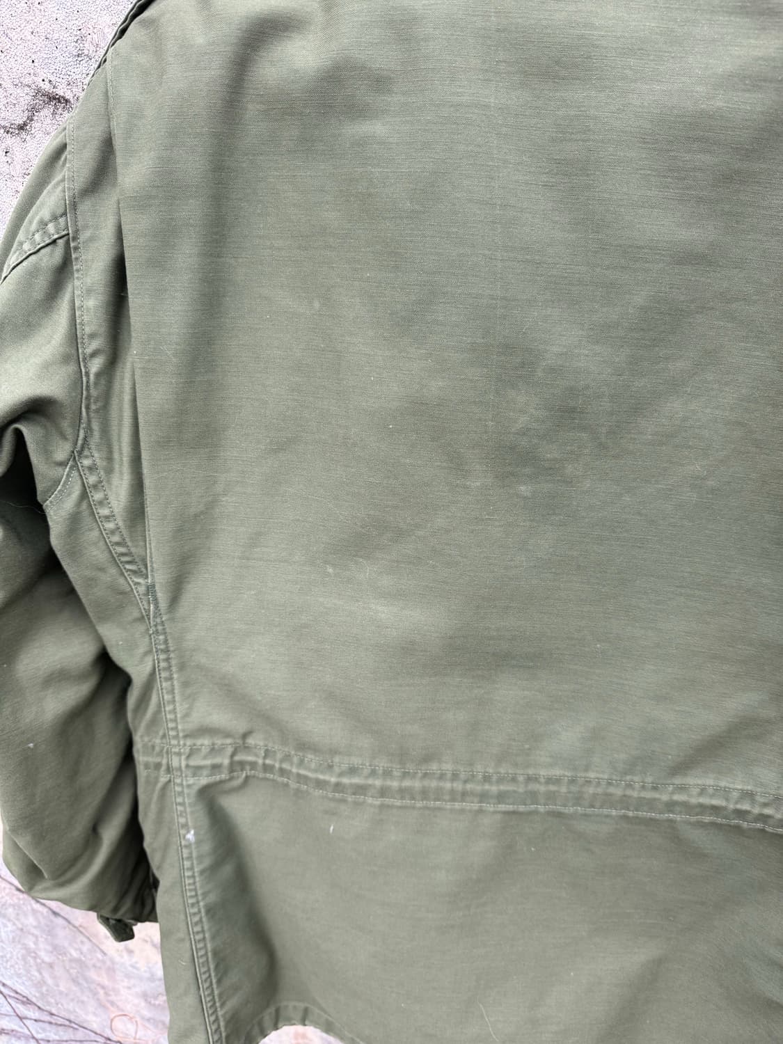 70s 미군 오리지널 m65 필드 자켓 3세대 내피 스카쟌 자수 상품이미지10