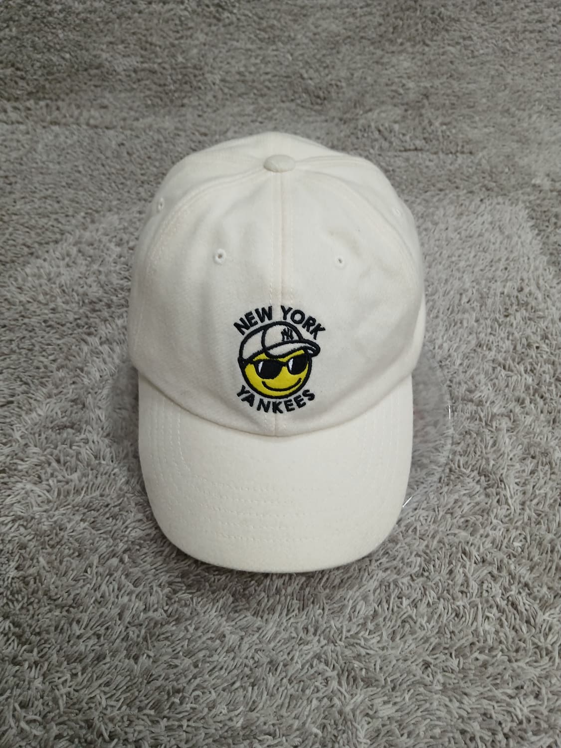 NY Yankees 따뜻한 볼캡 아이보리 상품이미지1