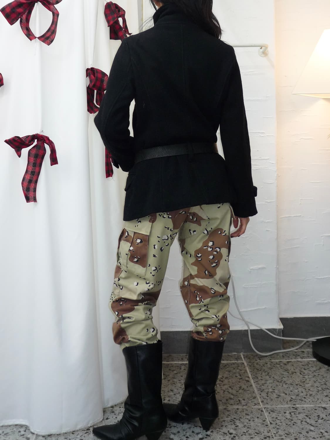 high neck half coat 상품이미지3