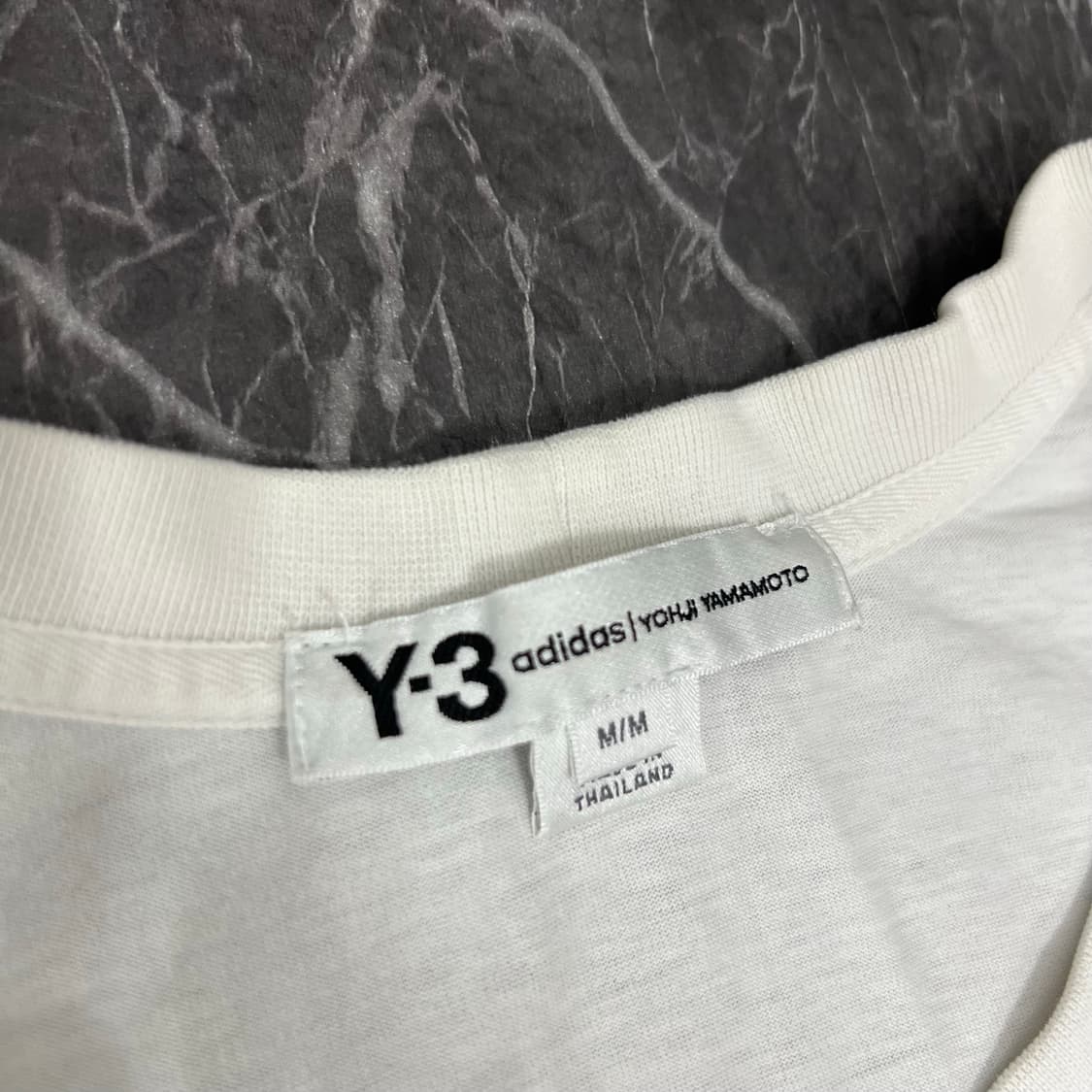 Y-3 로고 오버사이즈 반팔 화이트 상품이미지4