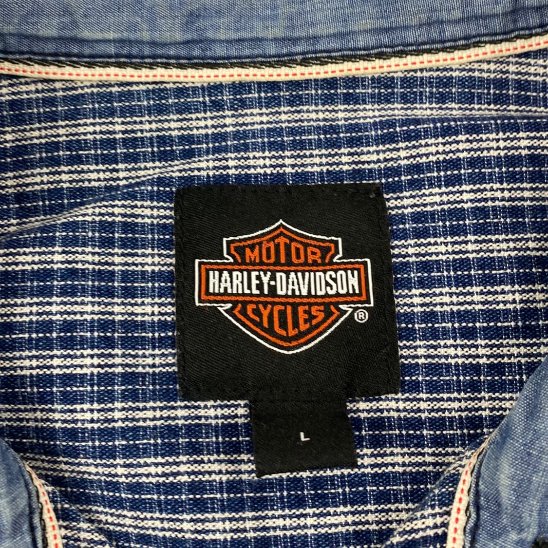 할리데이비슨 엠브로이드 빅로고 포켓 셔츠 (98) 상품이미지10