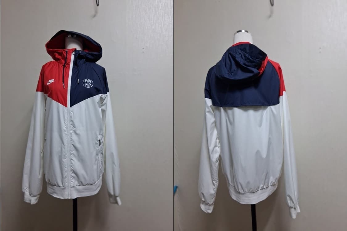나이키 PSG 바람막이 레드/네이비/화이트 남성90 여성 통66까지 
 상품이미지3