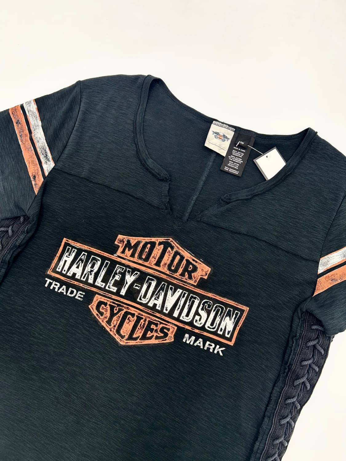 할리데이비슨 우먼 브이넥 반팔티 상품이미지2