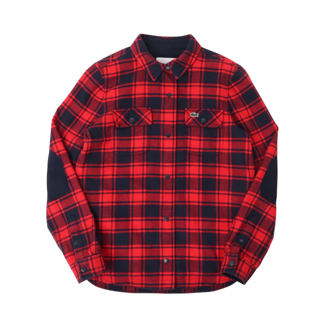 라코스테 플란넬 체크 퀄팅 자켓 상품이미지1