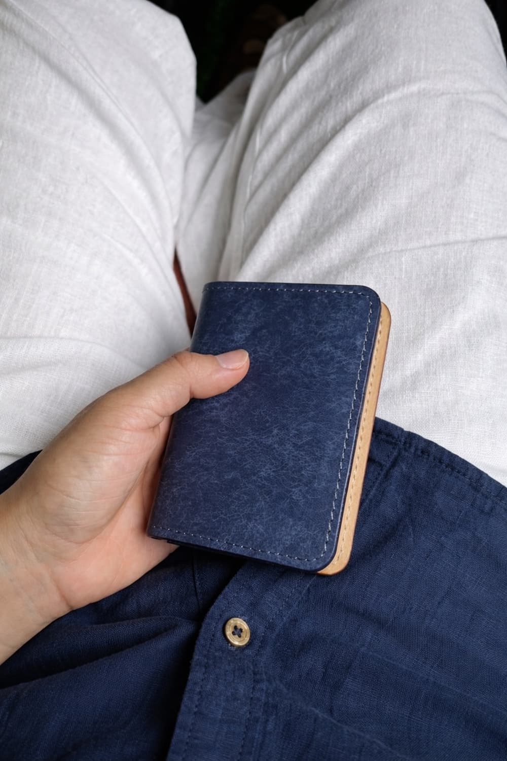 소가죽 패티나 에이징 카드지갑 상품이미지1