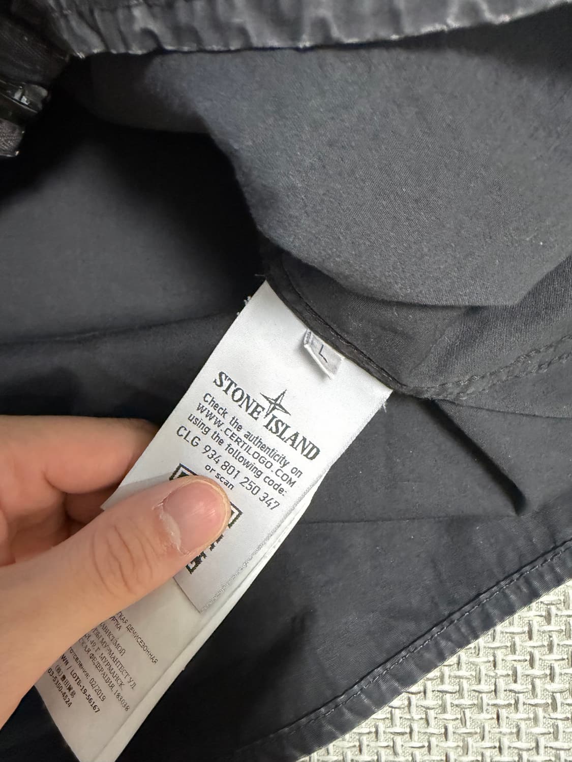 스톤아일랜드 셔츠자켓 블랙 L 상품이미지4