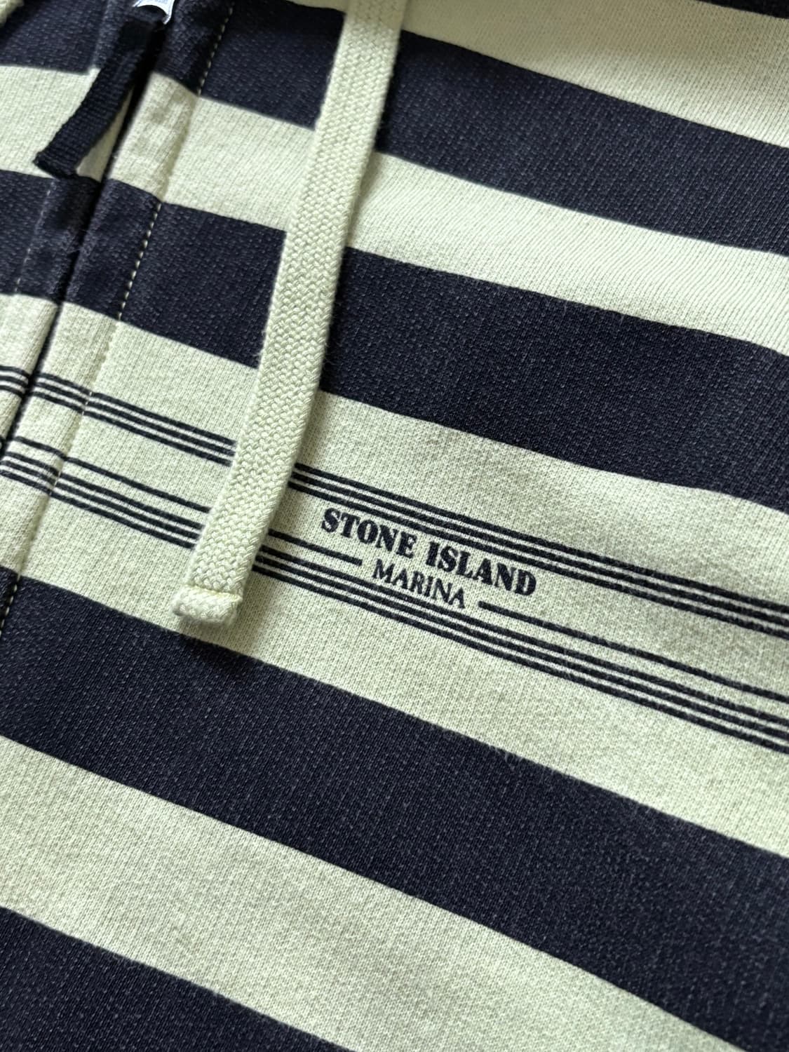 Stone-Island 스톤아일랜드 마리나 네온 컬러 스트라이프 후드 집 상품이미지3