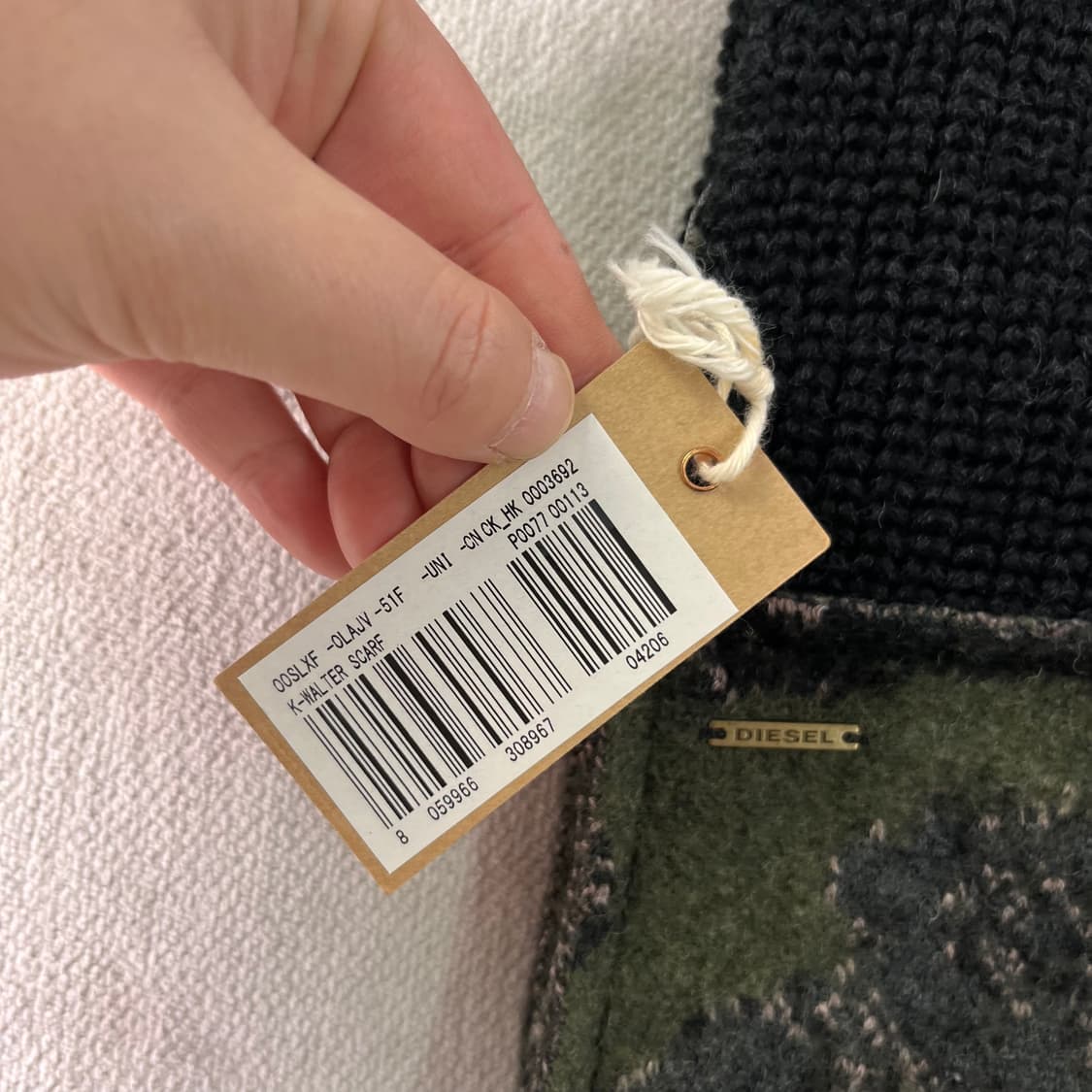 디젤 밀리터리 울 머플러  상품이미지4