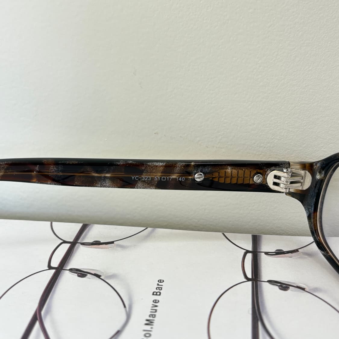 Venetian 브라운 뿔테 빈티지안경 상품이미지5