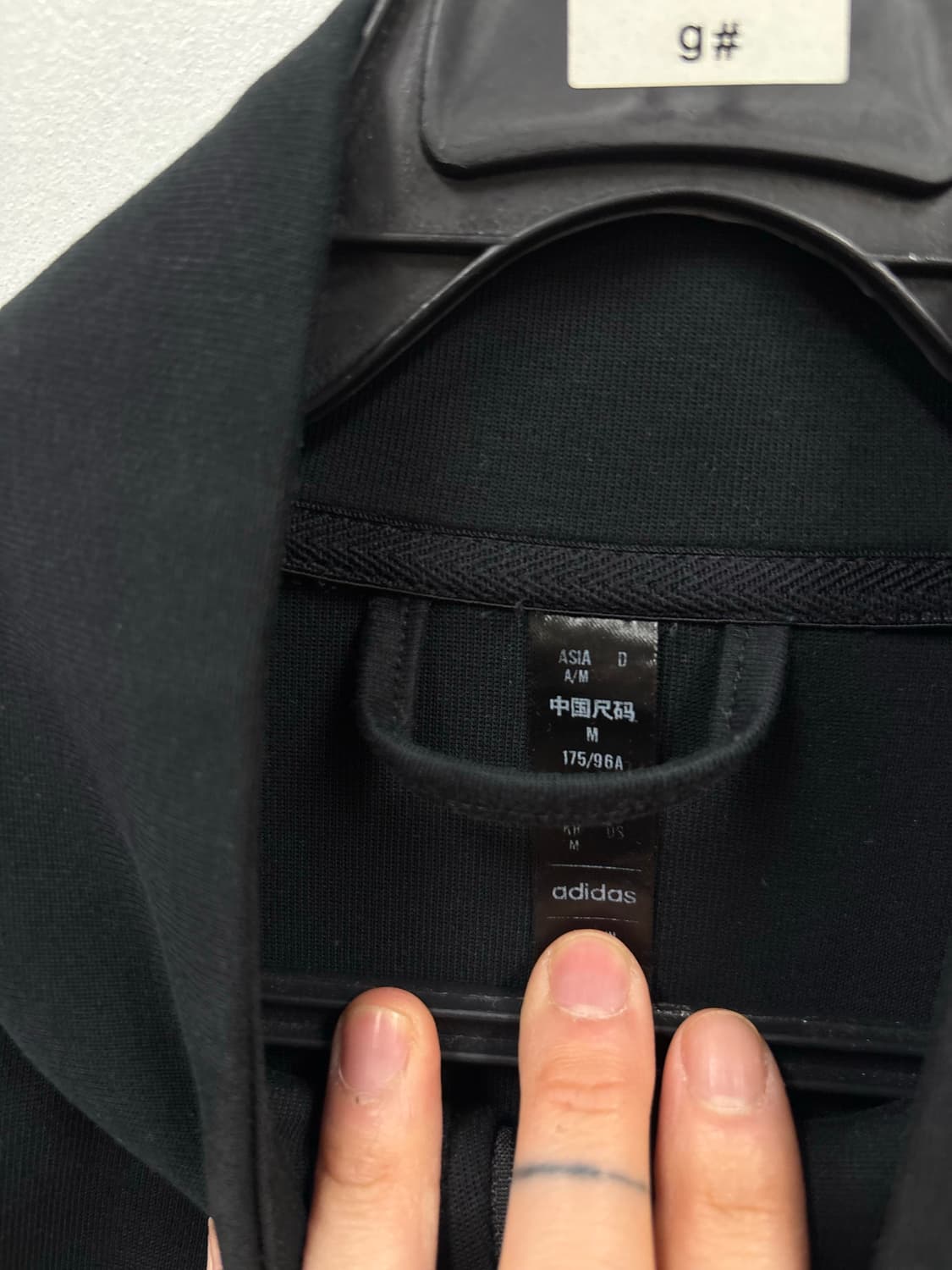 아디다스 백로고 레터링  트랙탑 후 상품이미지5