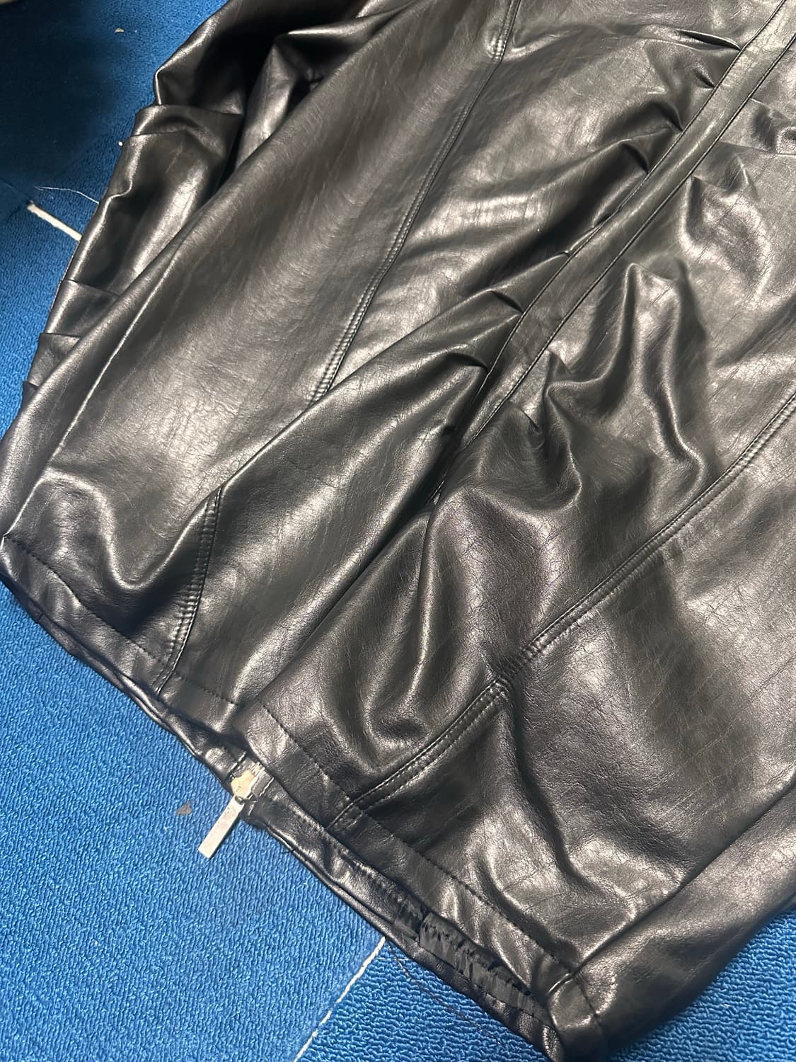 NACHE shirring leather jacket 상품이미지8