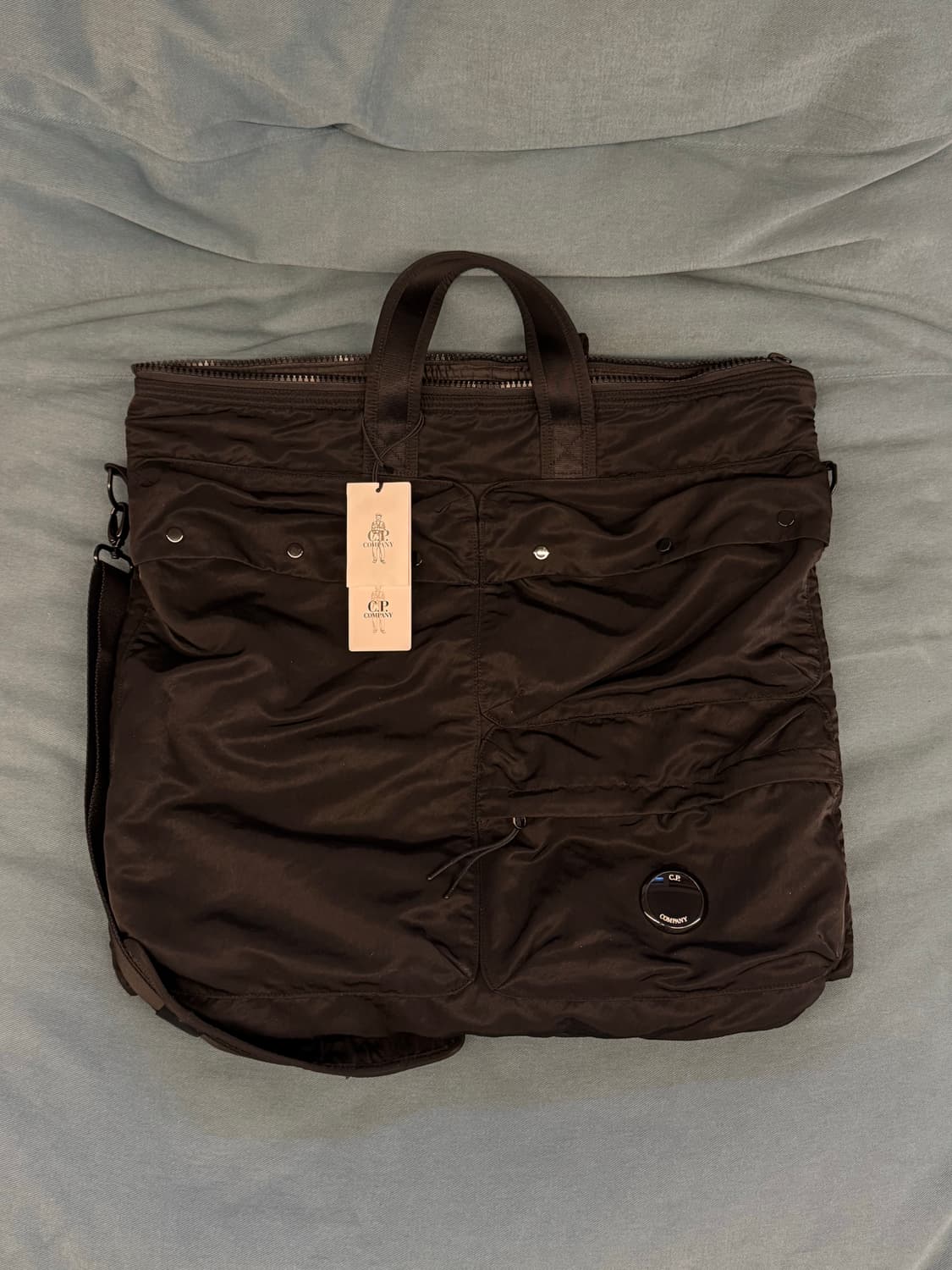 [OS] CP company 나일론 b 토트백 블랙 상품이미지1