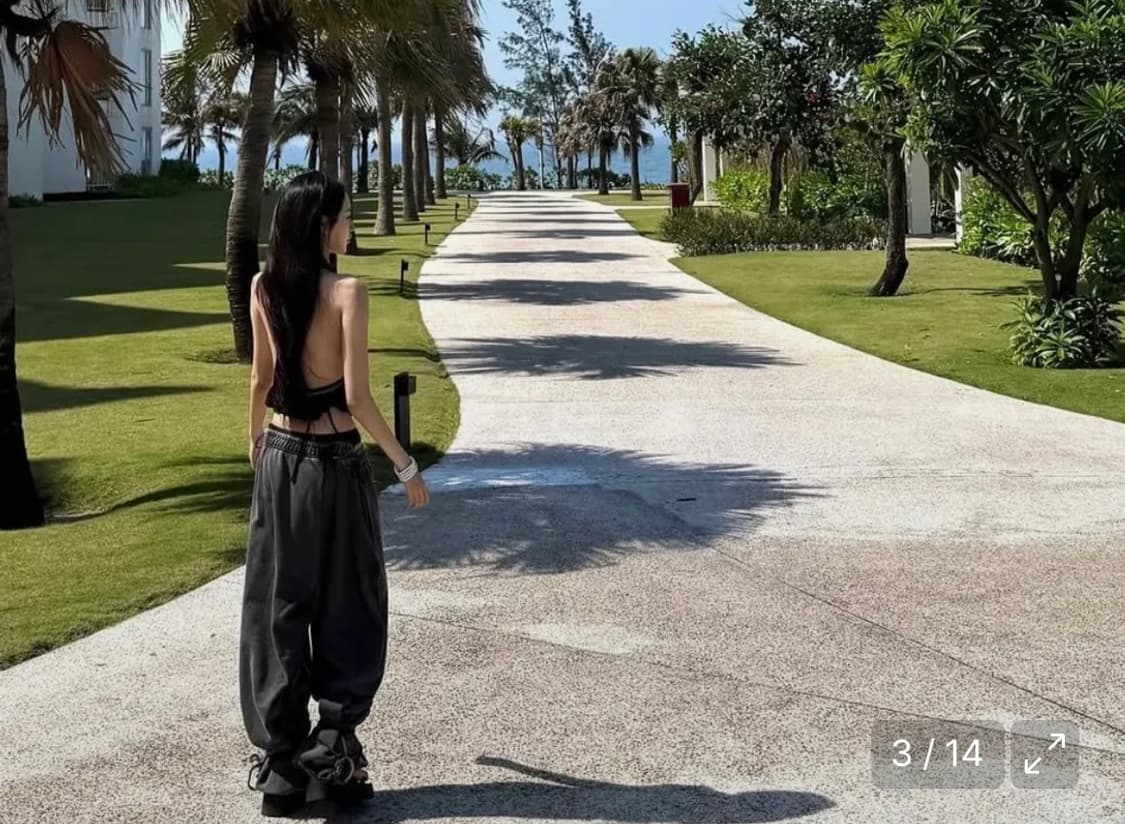 Aespa 닝닝착용) Odor ment strap jogger 정가23 상품이미지4