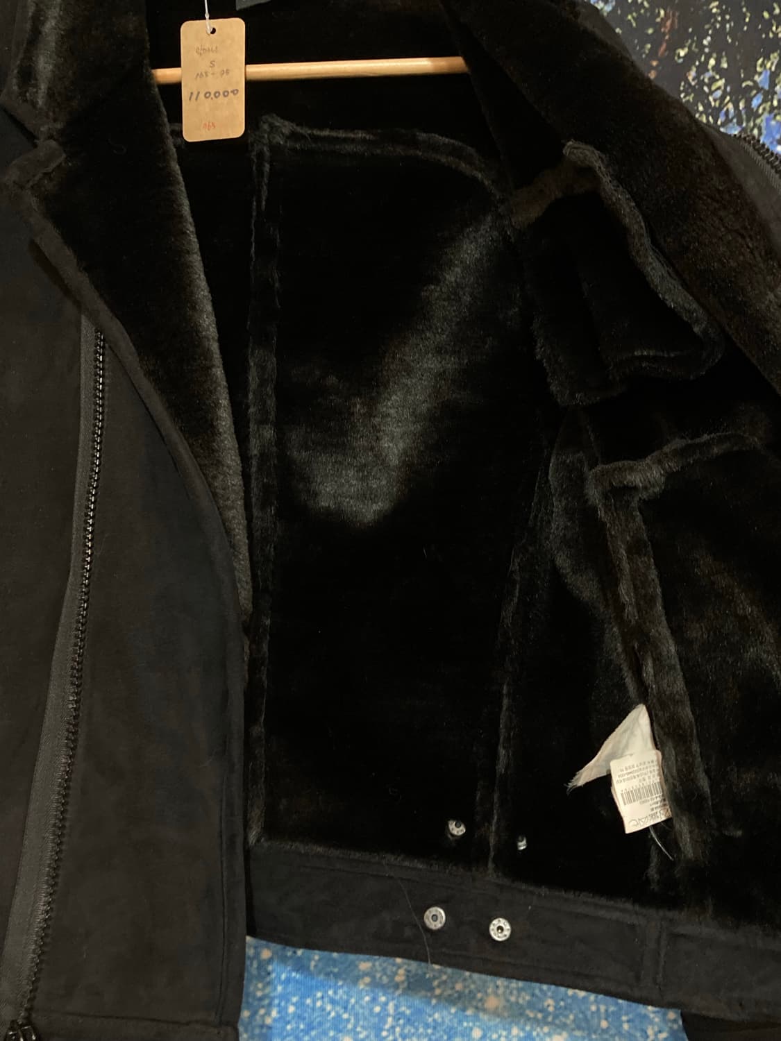 ⚜️이르마니 익스체인지 투웨이 포우 퍼 바이커 재킷 상품이미지3