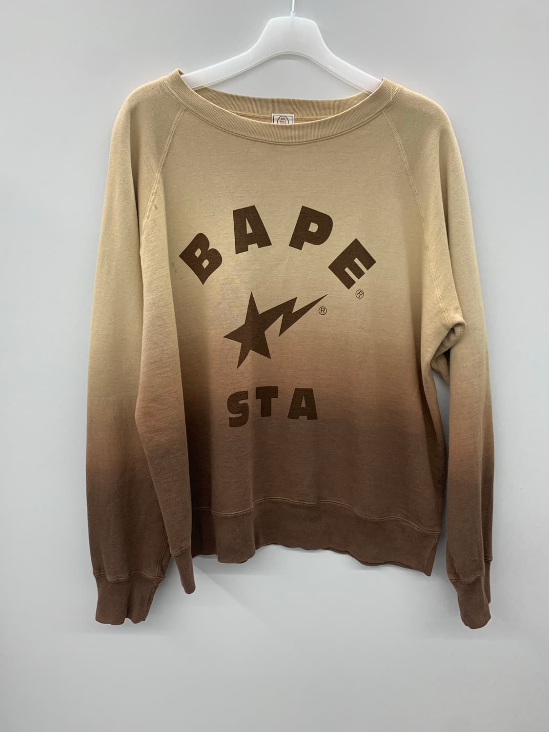 베이프 스타 그라데이션 맨투맨 상품이미지6