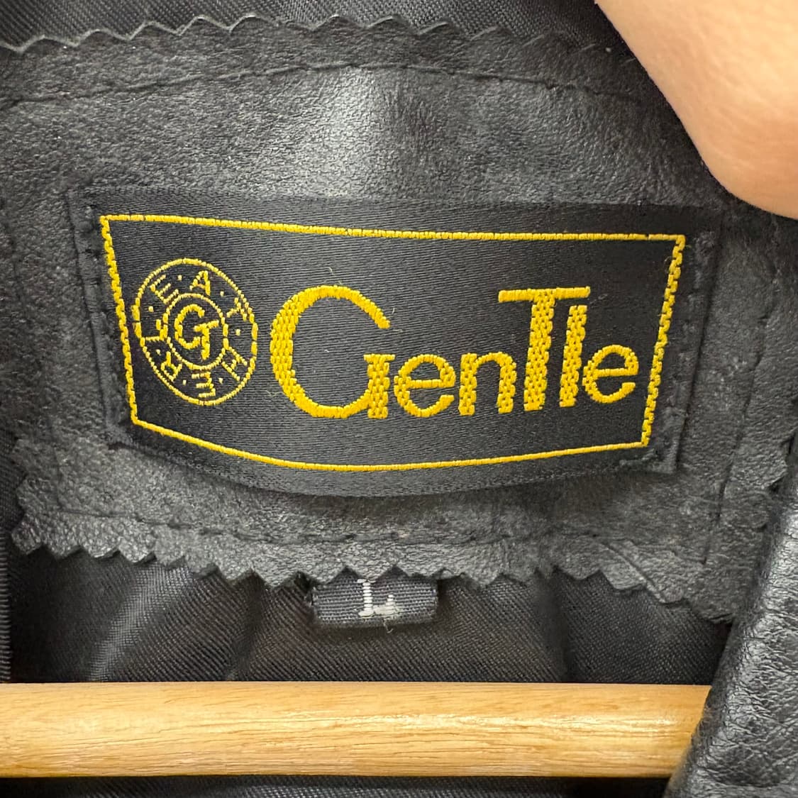 블랙 레더 양가죽 자켓 남/L 상품이미지7