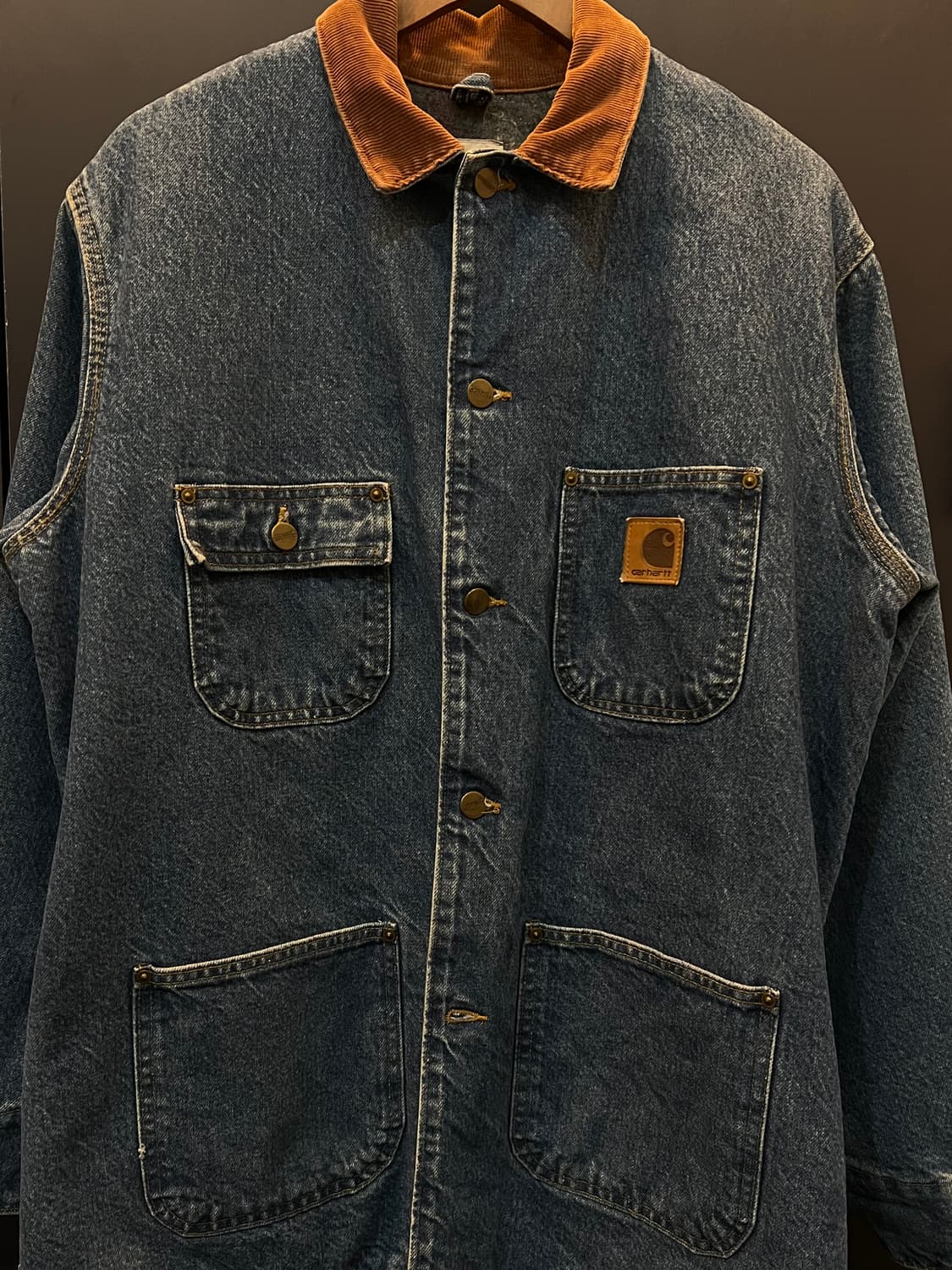 USA 칼하트 데님 초어 워크 자켓 상품이미지1