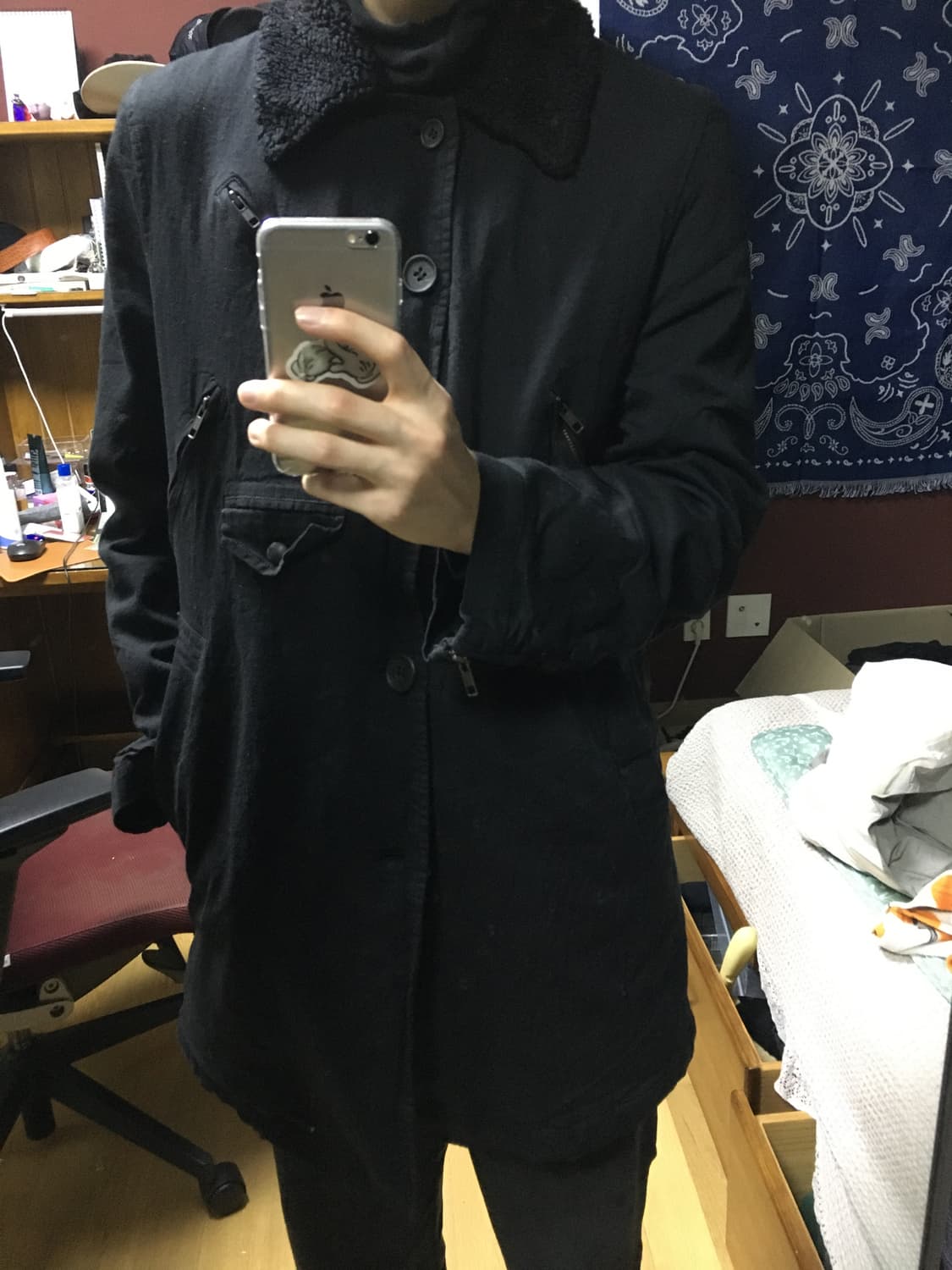 꼼데가르송 옴므 시어링 자켓 상품이미지2