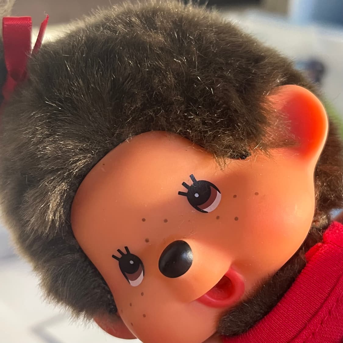 레트로 멜빵바지 몬치치 걸즈 인형 피규어 키링 상품이미지4