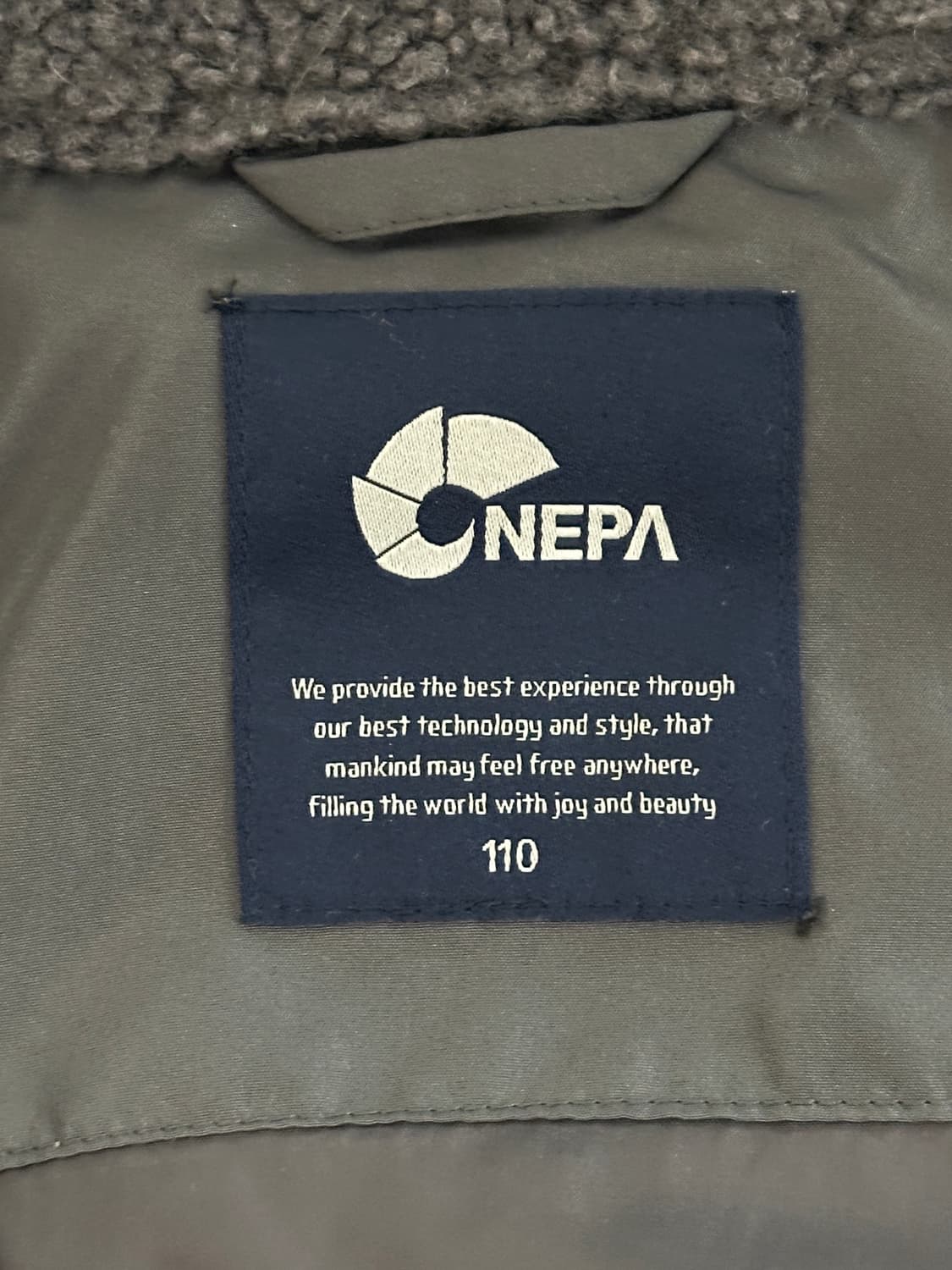 네파 양털 후리스 패딩자켓 상품이미지8