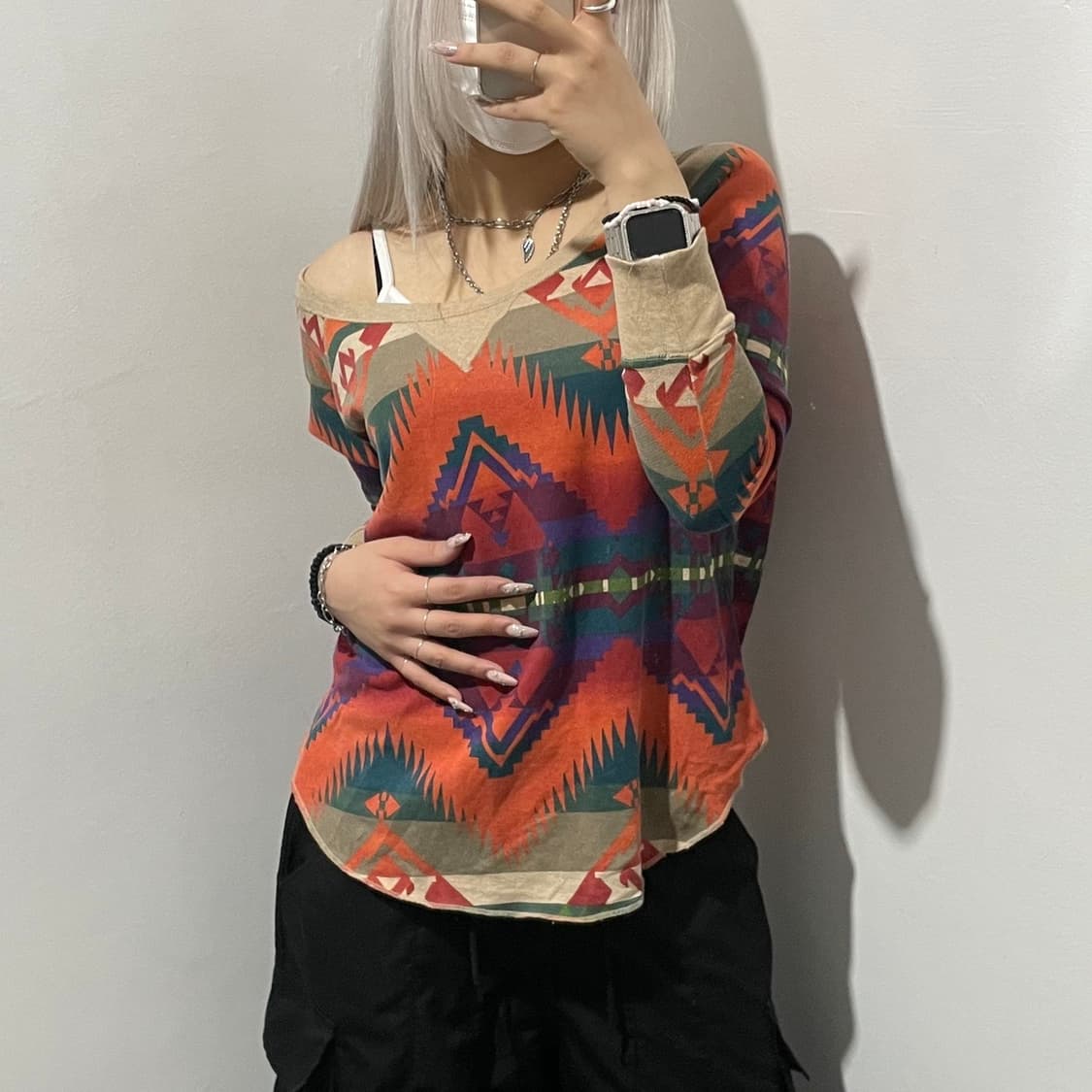 데님앤서플라이 나바호 패턴 슬리브 상품이미지1