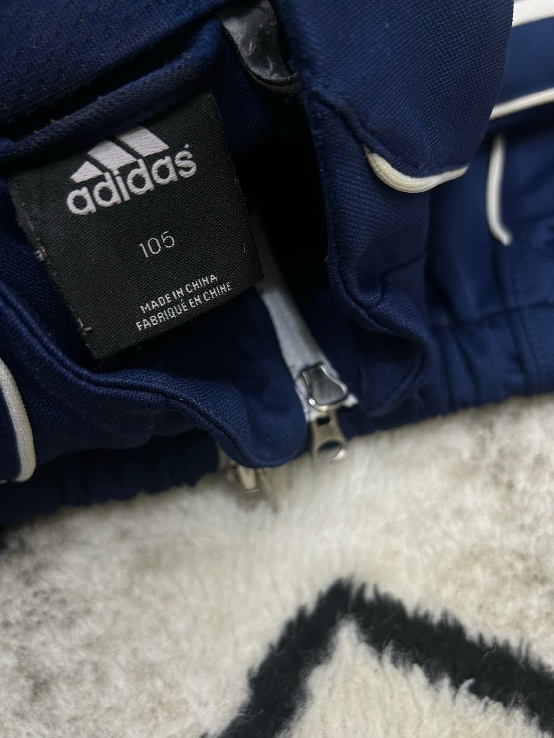 [XL]아디다스 커스텀 크롭 져지/네이비 상품이미지5