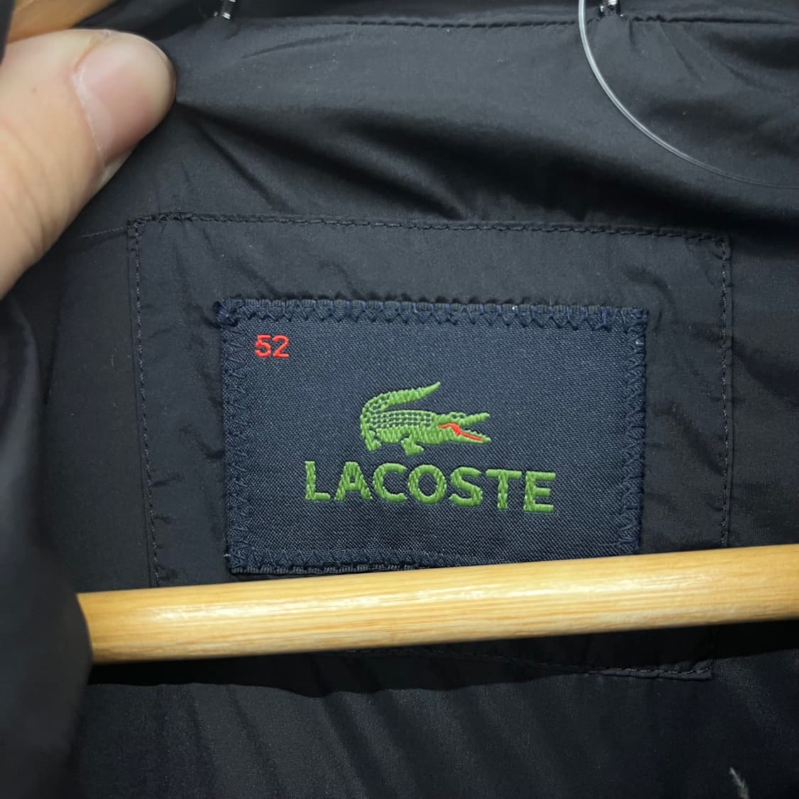 라코스테 블랙 패딩 점퍼 XL 상품이미지6