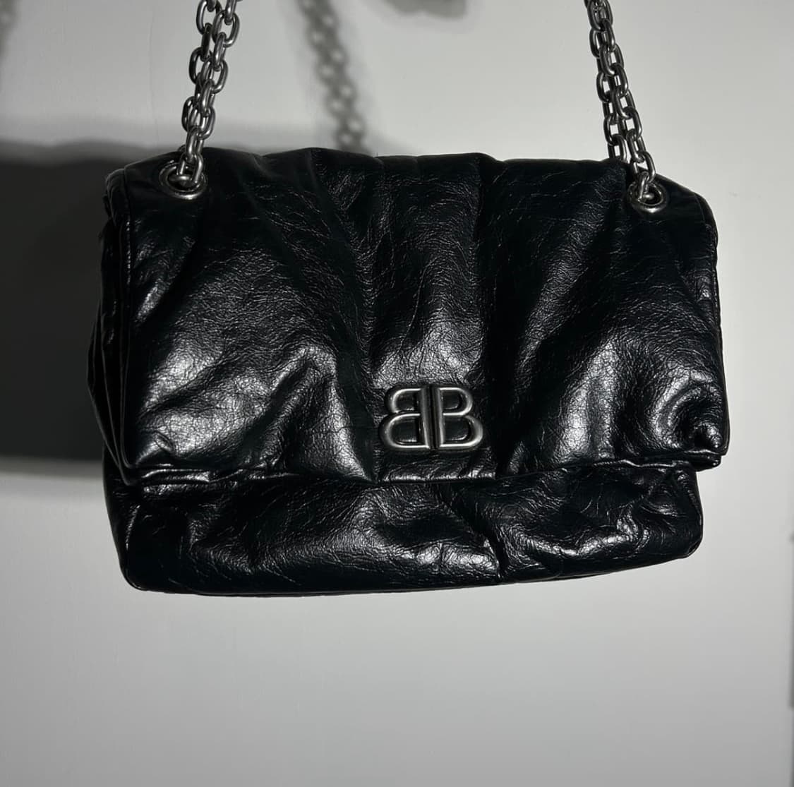 발렌시아가 모나코 미디움 실버 체인백 상품이미지4