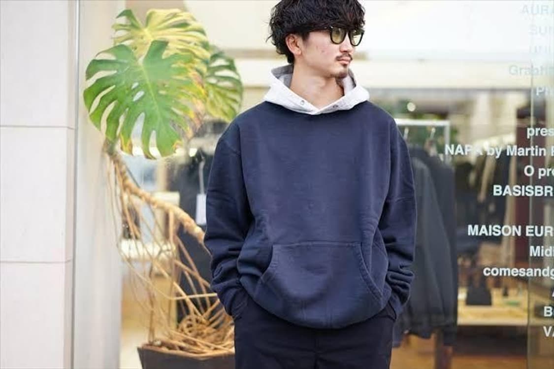 언유즈드 투톤 후디 상품이미지1