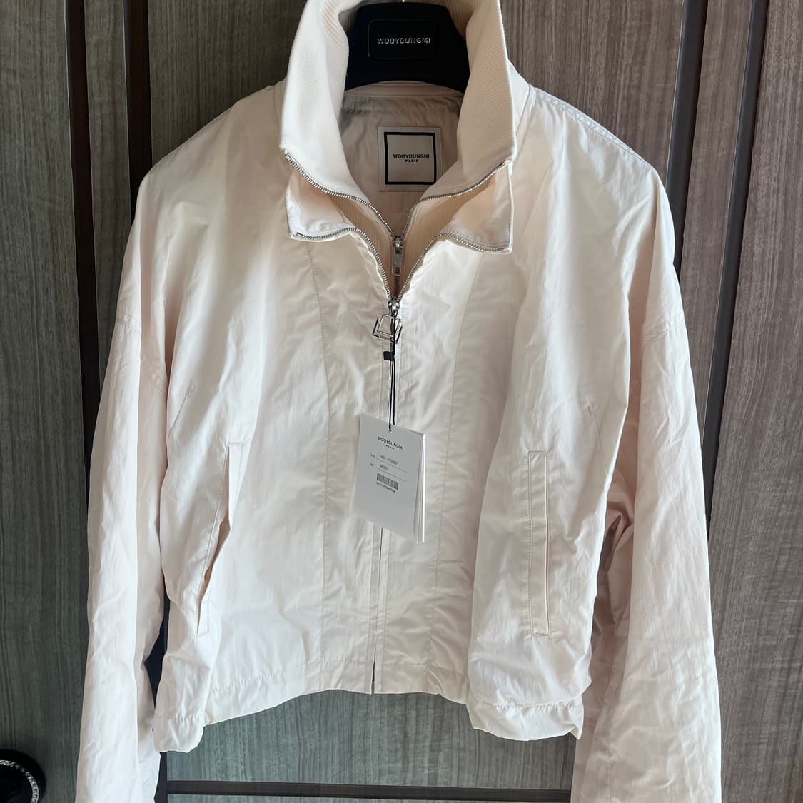 새상품)우영미 더블 지퍼 자켓 아이보리 상품이미지1