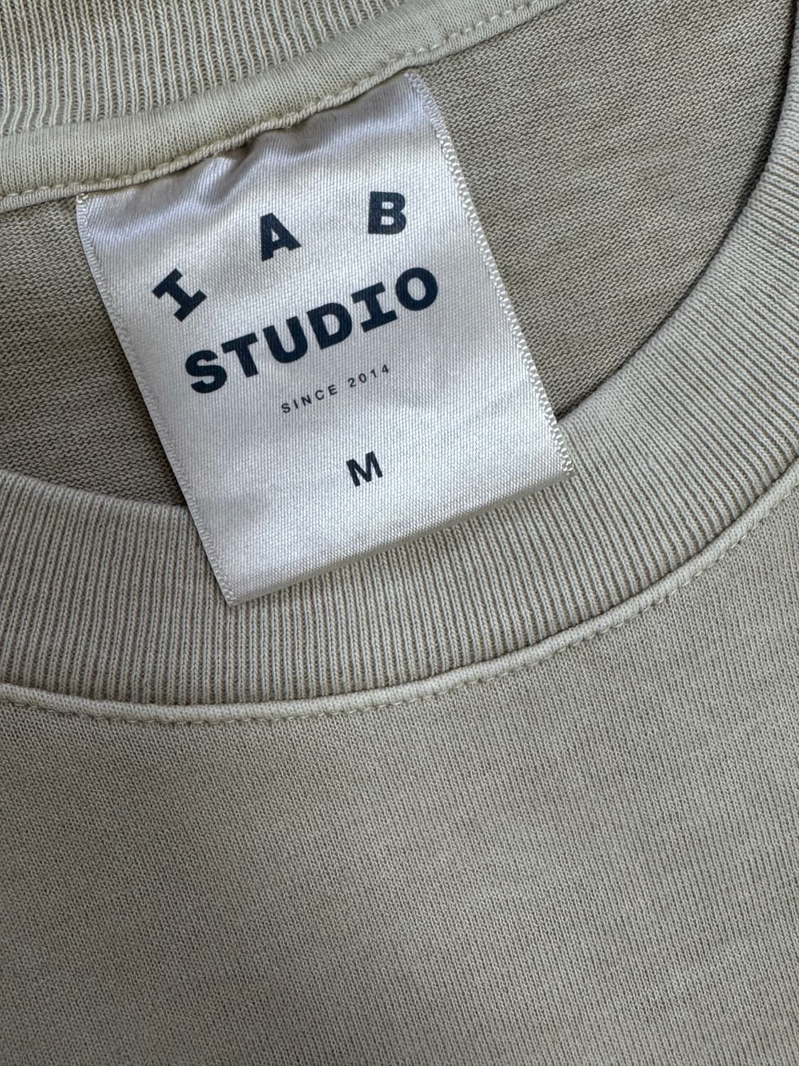 아이앱스튜디오 피크먼트 티셔츠 오트밀 M 상품이미지3