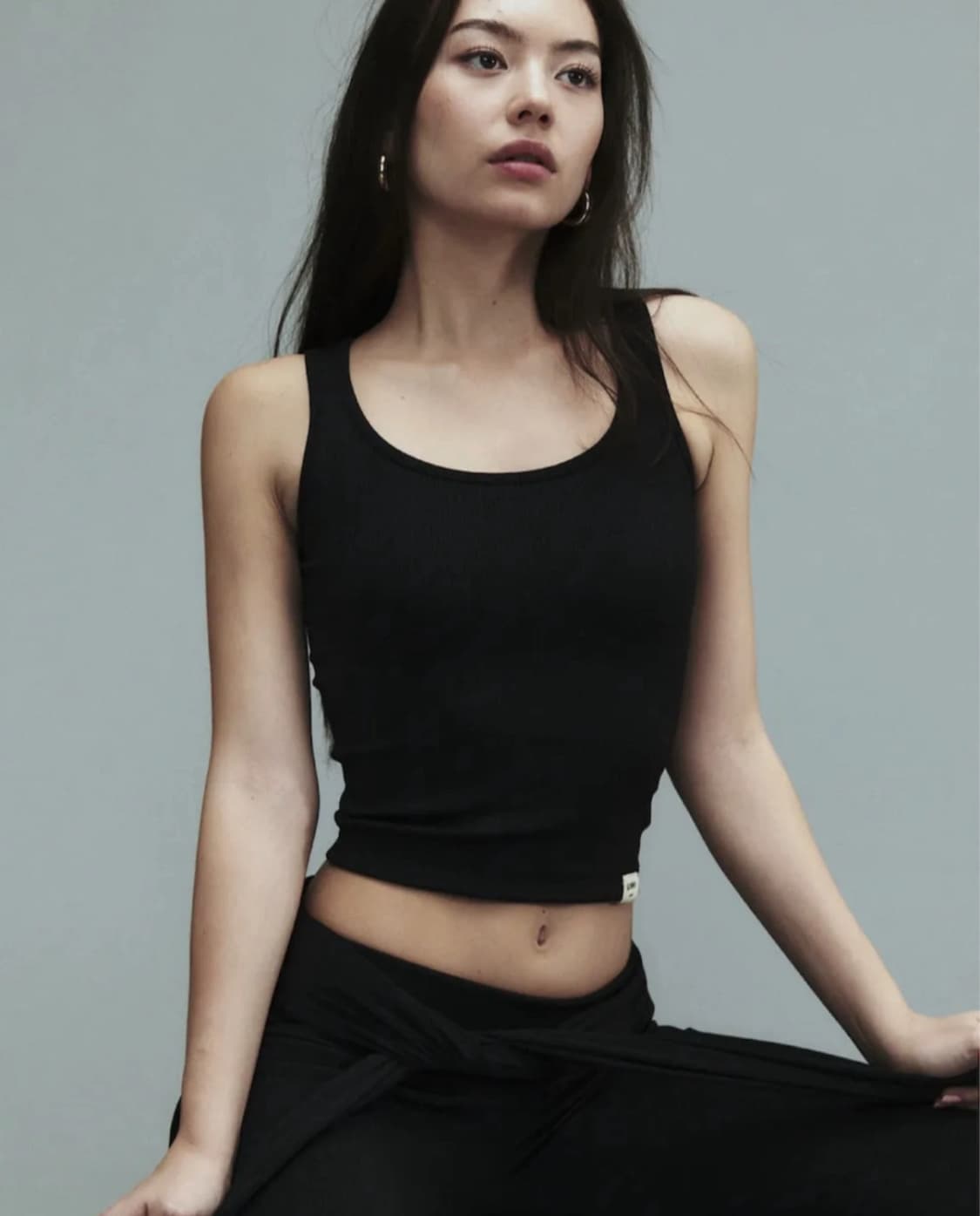 글로니 지클래식 립탱크 블랙  미듐 새상품 상품이미지1