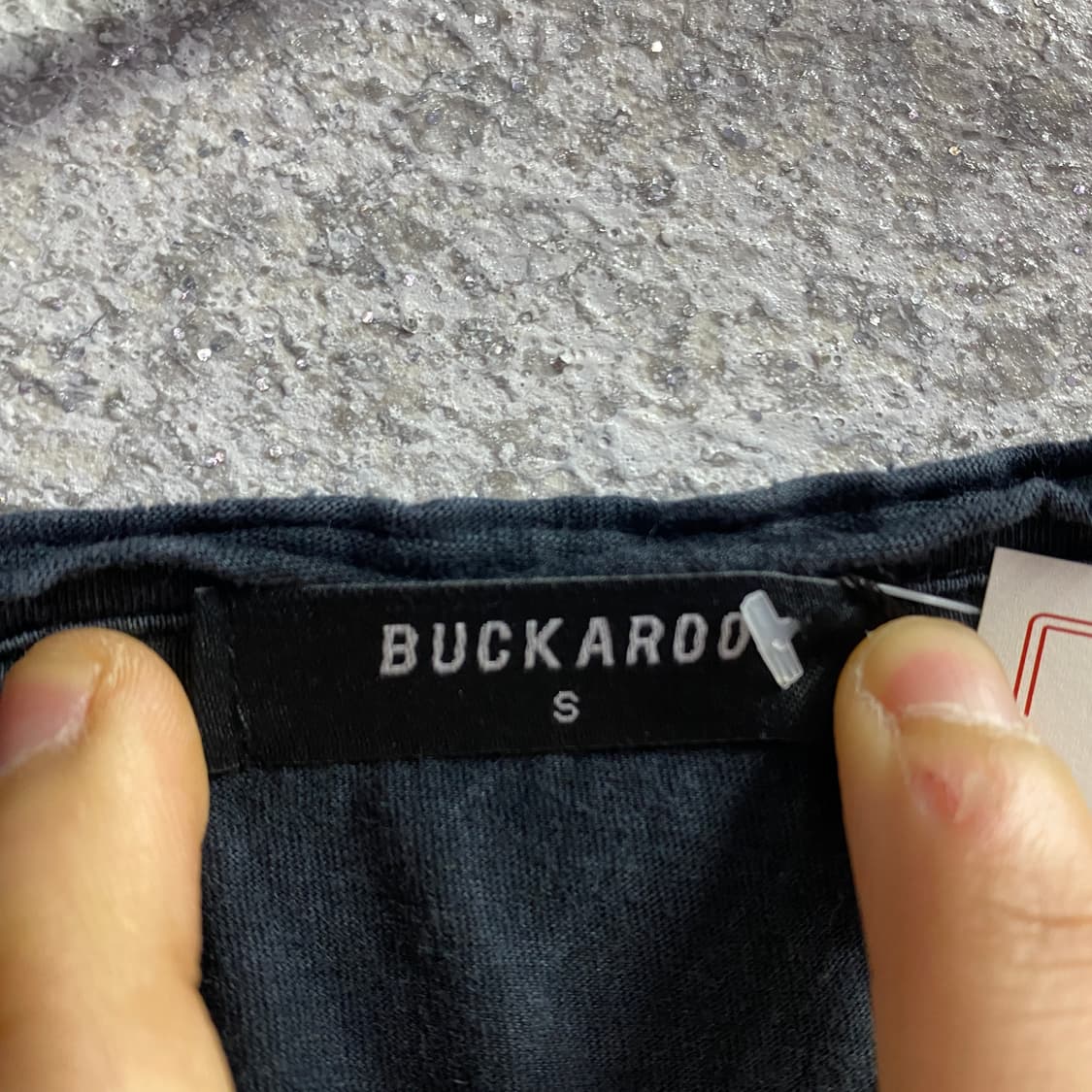 버커루 40수 빈티지 등판메쉬 헨리넥 반팔 티셔츠 B4616  상품이미지6