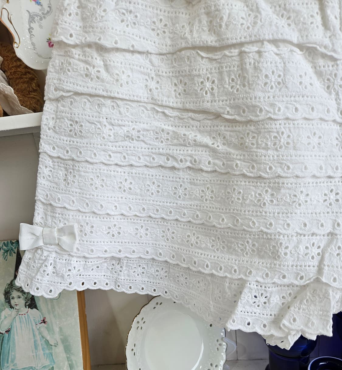 레이스 큐롯팬츠 상품이미지3