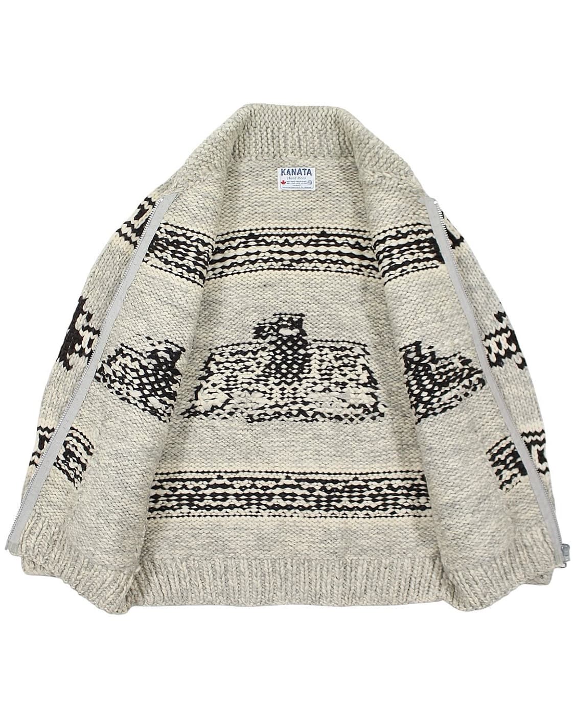 카나타 버진 울 코위찬 집업 스웨터 썬더버드 캐나다 상품이미지3